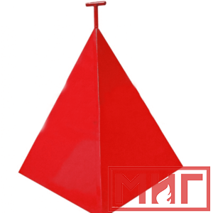 Фото 33 - Пожарная пирамида для пожарного гидранта 950x950x1150 (Четырехгранная).